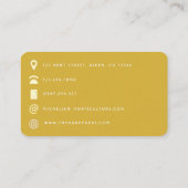 Visitekaartje van de Afrikaanse Amerikaanse Hairdr (Achterkant)