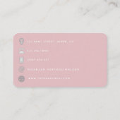 Visitekaartje van de Afrikaanse Amerikaanse Hairdr (Achterkant)