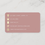 Visitekaartje van de Afrikaanse Amerikaanse Hairdr (Achterkant)