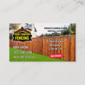 Visitekaartje van de afschermingsdienst (Voorkant)