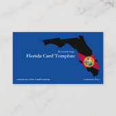 Visitekaartje van de Amerikaanse staat Florida (Voorkant)