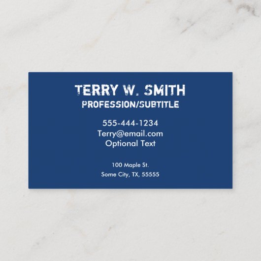 Visitekaartje van de apenpolitie (Achterkant)