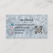 Visitekaartje van de arts (Achterkant)