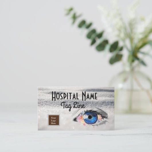 Visitekaartje van de arts (Staand voorkant)