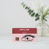 Visitekaartje van de arts (Staand voorkant)