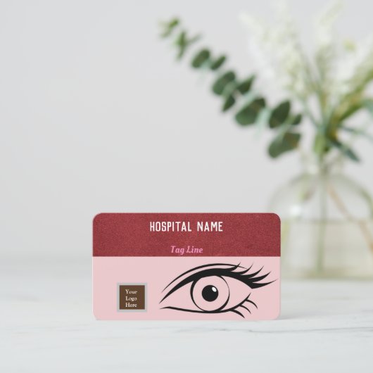 Visitekaartje van de arts (Staand voorkant)