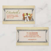 Visitekaartje van de bakkerij van Franse macarons (Voorkant / Achterkant)