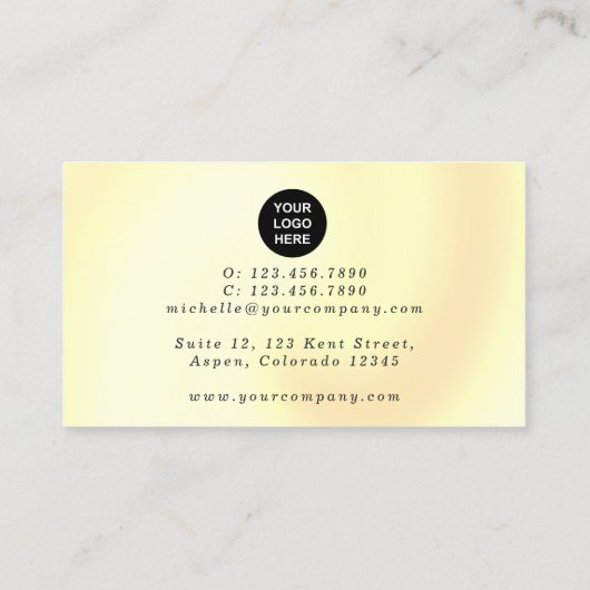 Visitekaartje van de Ballon van de Zwarte en van d (Achterkant)