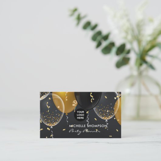 Visitekaartje van de Ballon van de Zwarte en van d (Staand voorkant)