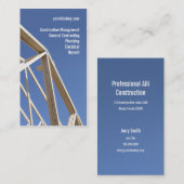 Visitekaartje van de Beams Contractor (Voorkant / Achterkant)