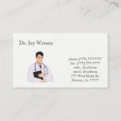 Visitekaartje van de bestemming B (Achterkant)