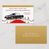 Visitekaartje van de bestuurdersauto (Voorkant / Achterkant)