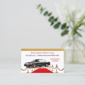 Visitekaartje van de bestuurdersauto (Staand voorkant)