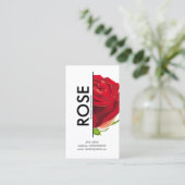 Visitekaartje van de bloem (Staand voorkant)