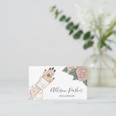 Visitekaartje van de Blogger van Influencer (Staand voorkant)