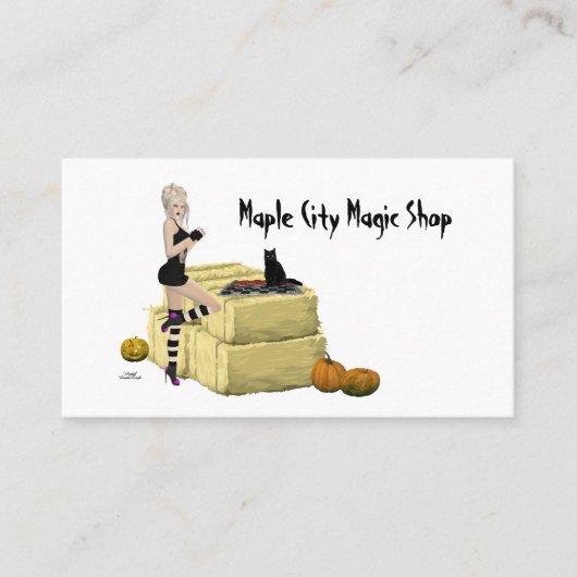 Visitekaartje van de blond-getuige (Voorkant)