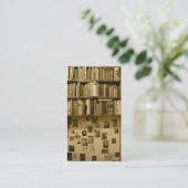 Visitekaartje van de boekhandel (Staand voorkant)