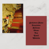 Visitekaartje van de boekhandel (Voorkant / Achterkant)