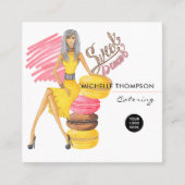 Visitekaartje van de Catering Square Food (Voorkant)