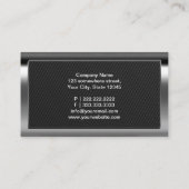 Visitekaartje van de cementcontracteur voor koolst (Achterkant)