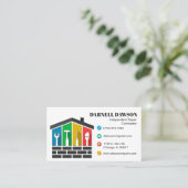 visitekaartje van de constructie (Staand voorkant)