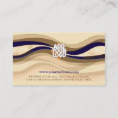 Visitekaartje van de consultant van de stromingsgo (Achterkant)