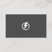 Visitekaartje van de consultant voor elektrotechni (Achterkant)