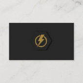 Visitekaartje van de consultant voor elektrotechni (Achterkant)