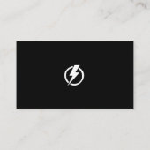 Visitekaartje van de consultant voor elektrotechni (Achterkant)