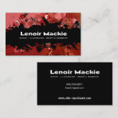 Visitekaartje van de de douaneontwerper van het Sp (Voorkant / Achterkant)