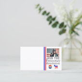 Visitekaartje van de democratische revolutie (Staand voorkant)