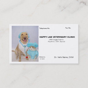 Visitekaartje van de dierenarts