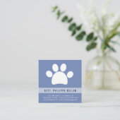 Visitekaartje van de diergeneeskunde afsprakenkaartje (Staand voorkant)