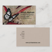 Visitekaartje van de douaneontwerper van de Boterf (Voorkant / Achterkant)