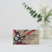 Visitekaartje van de douaneontwerper van de Boterf (Staand voorkant)