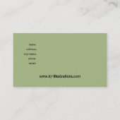 Visitekaartje van de douaneontwerper van de Boterf (Achterkant)