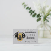 Visitekaartje van de Duitse herdershond (Staand voorkant)