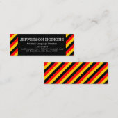 Visitekaartje van de Duitse taaldocent (Voorkant / Achterkant)