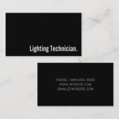 Visitekaartje van de filmindustrie (Voorkant / Achterkant)