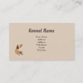 Visitekaartje van de fokker van Golden Retriever (Achterkant)