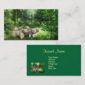 Visitekaartje van de fokker van Golden Retriever (Voorkant / Achterkant)