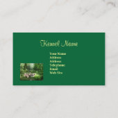 Visitekaartje van de fokker van Golden Retriever (Achterkant)