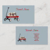 Visitekaartje van de fokker van Golden Retriever (Voorkant / Achterkant)