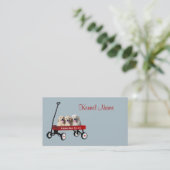 Visitekaartje van de fokker van Golden Retriever (Staand voorkant)