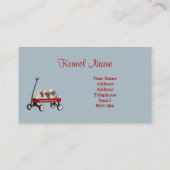 Visitekaartje van de fokker van Golden Retriever (Achterkant)