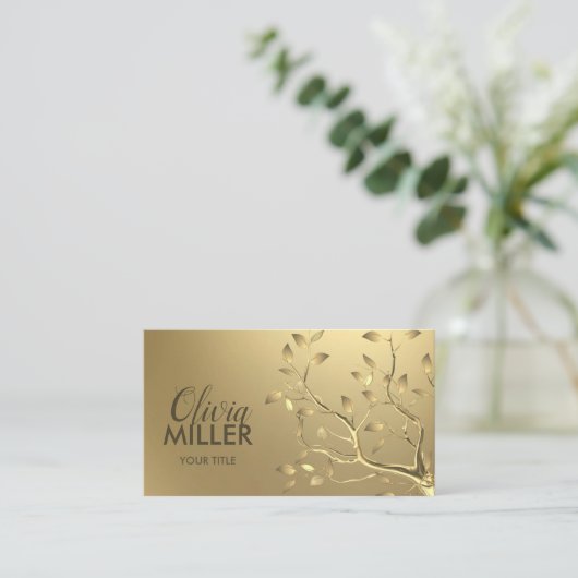 Visitekaartje van de Golden Tree Branch (Staand voorkant)