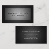 Visitekaartje van de Grens van de houtskool het (Voorkant / Achterkant)