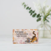 Visitekaartje van de grote tijger (Staand voorkant)