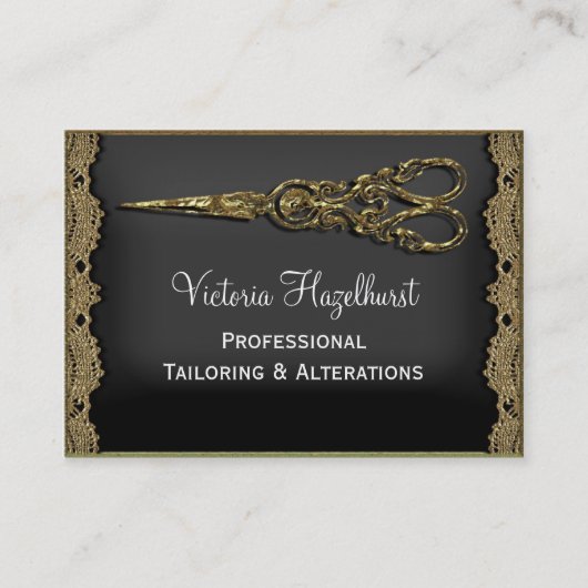 Visitekaartje van de Hazelhurst-schaarser (Voorkant)