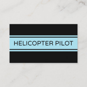 Visitekaartje van de helikopterpilootstreep